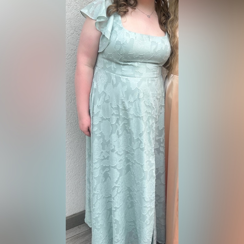 Azazie Agave Maxi Dress